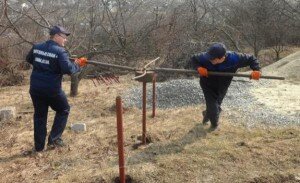Столбы для перил металлические